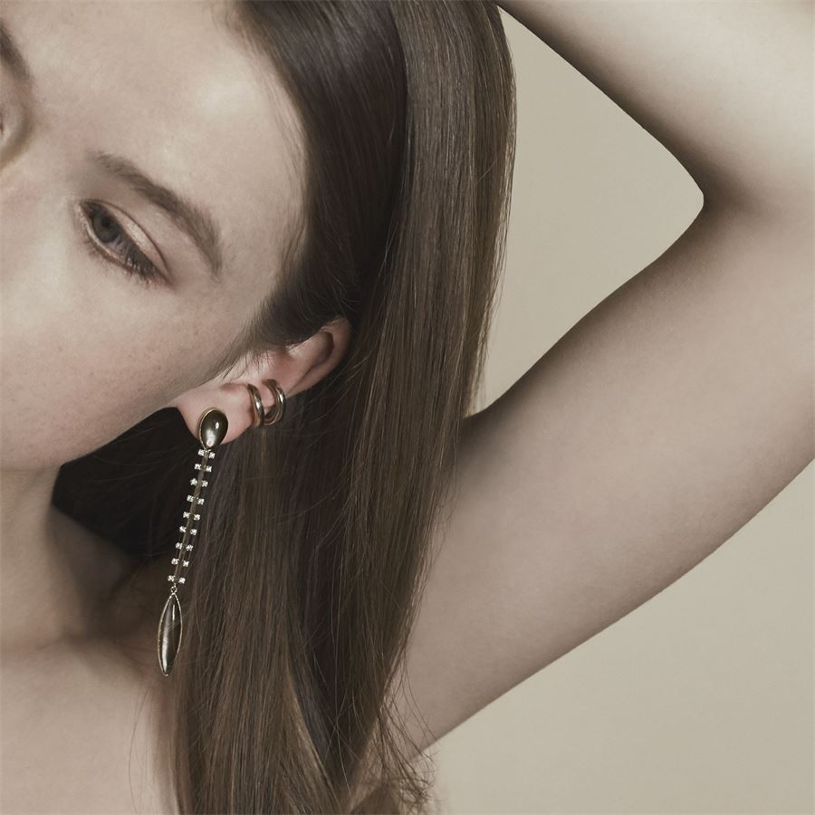 Double hoop 'Neon' mono earring NEON | OR2 MONOAGBR